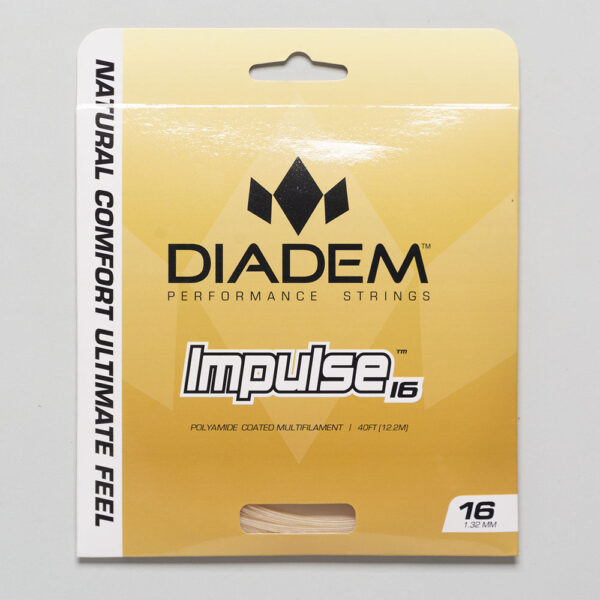 Diadem Impluse 16 1.30 Natural Tennis String Packages Size String Package
