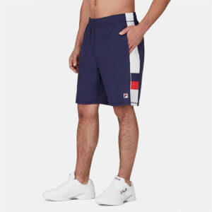 Fila Heritage Essentials Stretch Woven Short Men's Tennis Apparel Fila Navy/White/Red, Size XXL