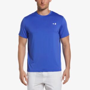 Grand Slam Pin Hole Mesh Men's Short Sleeve Tennis Shirt