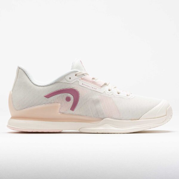 HEAD Sprint Pro 3.5 Women's Tennis Shoes Chalk White/Purple Size 8.5 Width B - Medium
