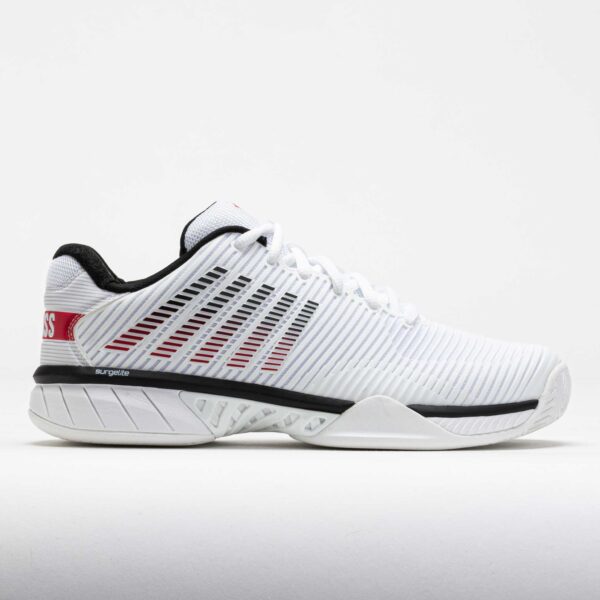 K-Swiss Hypercourt Express 2 Men's Tennis Shoes White/Black/Mars Red Size 11 Width D - Medium