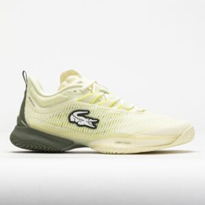 Lacoste AG-LT 23 Ultra Women's Tennis Shoes Yellow/Khaki Size 10 Width B - Medium