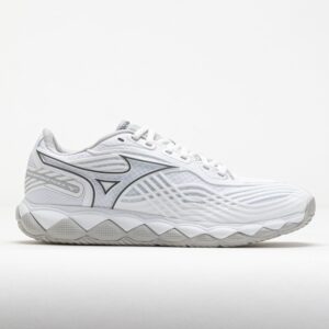 Mizuno Wave Enforce Tour 2 AC Women's Tennis Shoes White/Silver Size 10.5 Width B - Medium