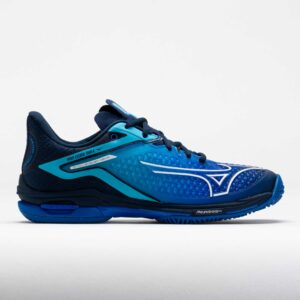 Mizuno Wave Exceed Tour 6 AC Men's Tennis Shoes Mugen Blue/White Size 9.5 Width D - Medium