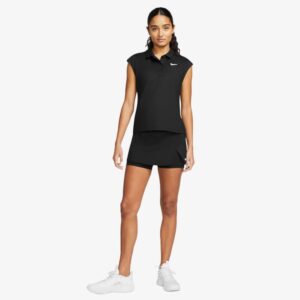 NikeCourt Dri-FIT Victory Women's 12" Faux Wrap Tennis Skirt, Black