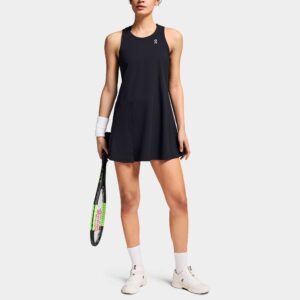 On Court Dress Women's Tennis Apparel Black, Size Small