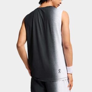 On Court Tank Men's Tennis Apparel White/Lime, Size XXL