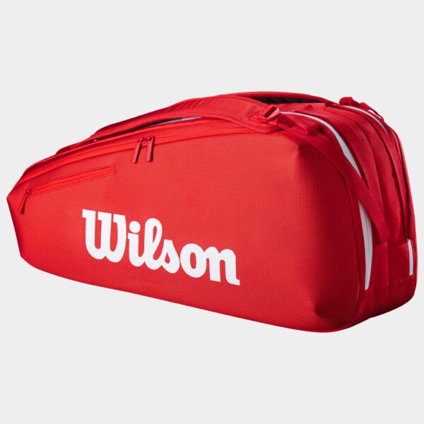 Wilson Super Tour 6 Pack Red 2025 Tennis Bags
