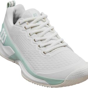 Wilson Women's Rush Pro 4.5 Tennis Shoes (White/Surf Spray/Tofu)