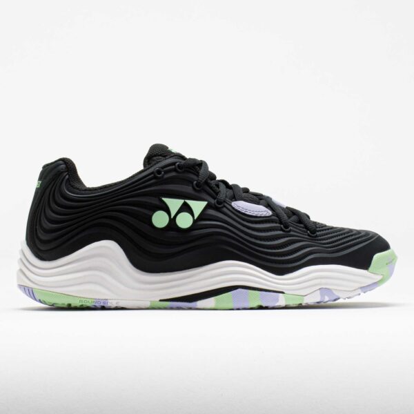 Yonex Power Cushion FusionRev 5 Clay Women's Tennis Shoes Black/White Size 10 Width B - Medium