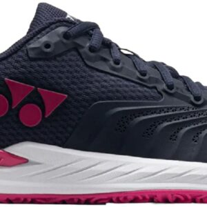 Yonex Women's Power Cushion Eclipsion 4 Clay Court Tennis Shoes (Navy/Pink)