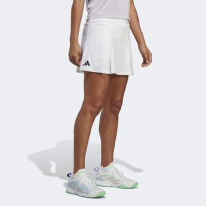 adidas Club Pleated Skirt 2023 Women's Tennis Apparel White, Size Large