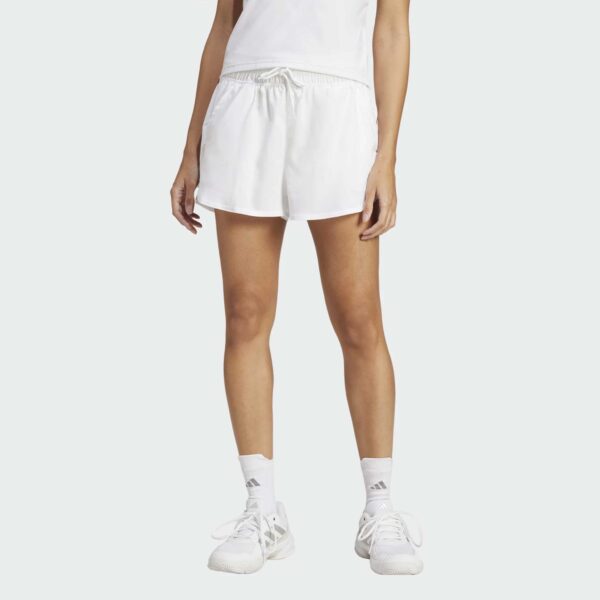 adidas Club Shorts 2025 Women's Tennis Apparel White, Size XL