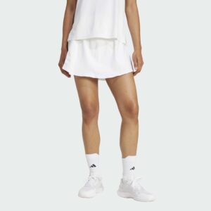 adidas Match Skirt 2025 Women's Tennis Apparel White, Size Large